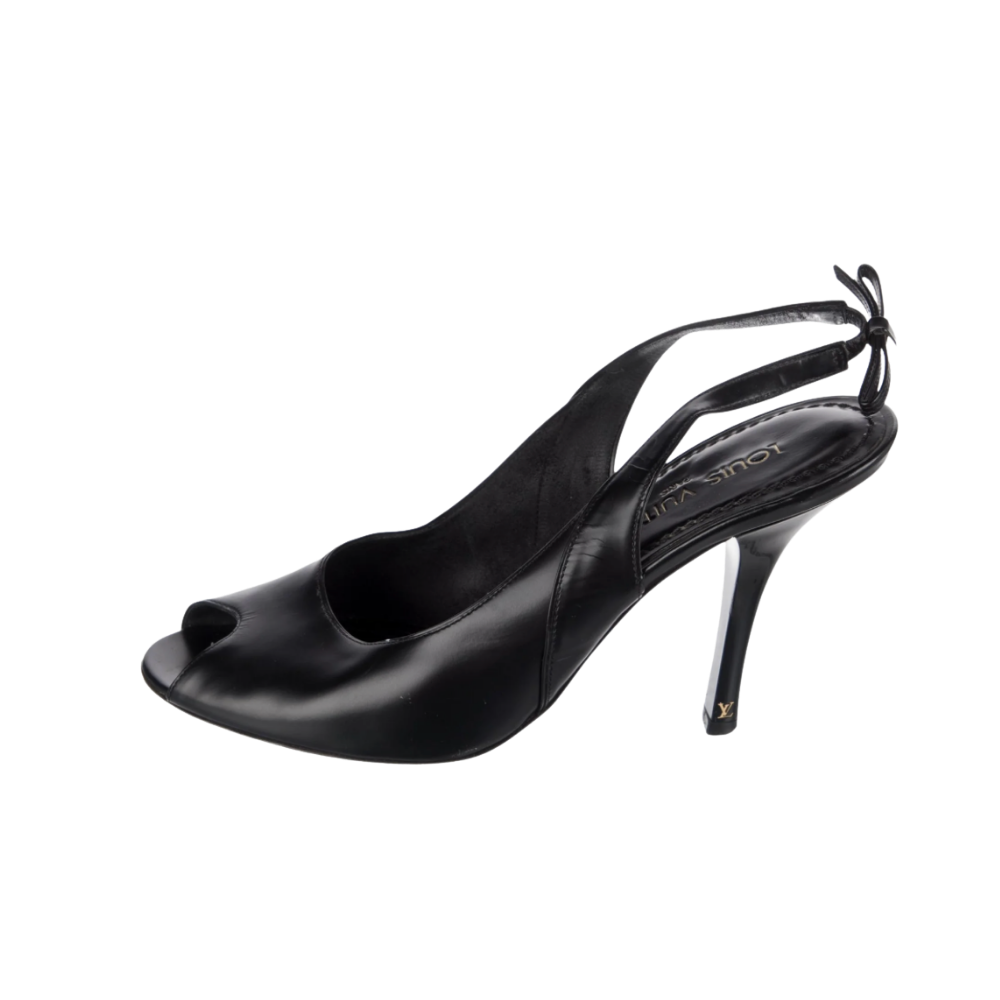 Louis Vuitton Leather peep toes