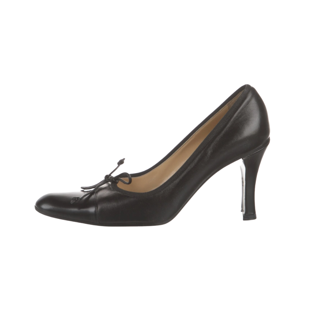 Chanel Vintage Camellia Pumps