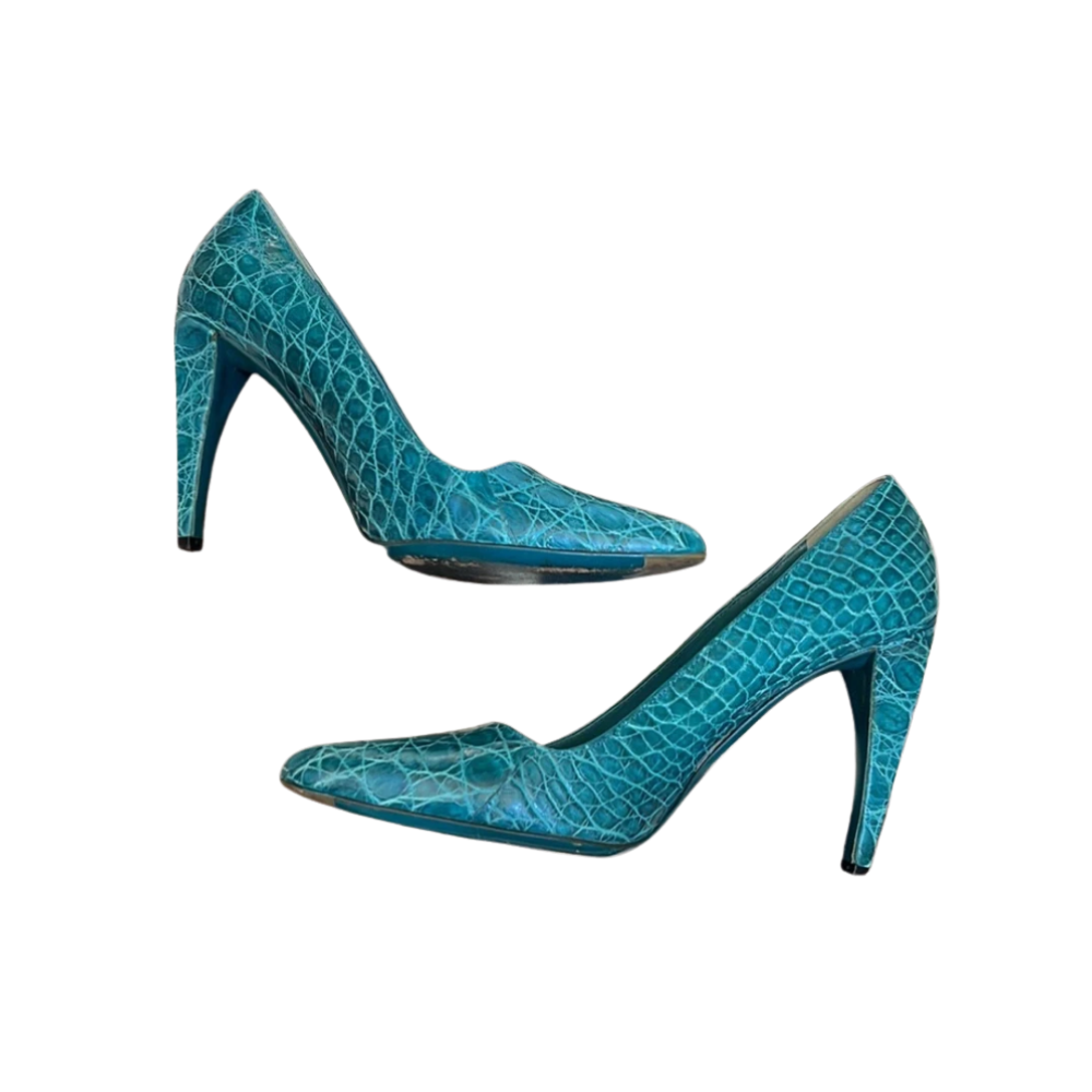 Prada Crocodile Heels