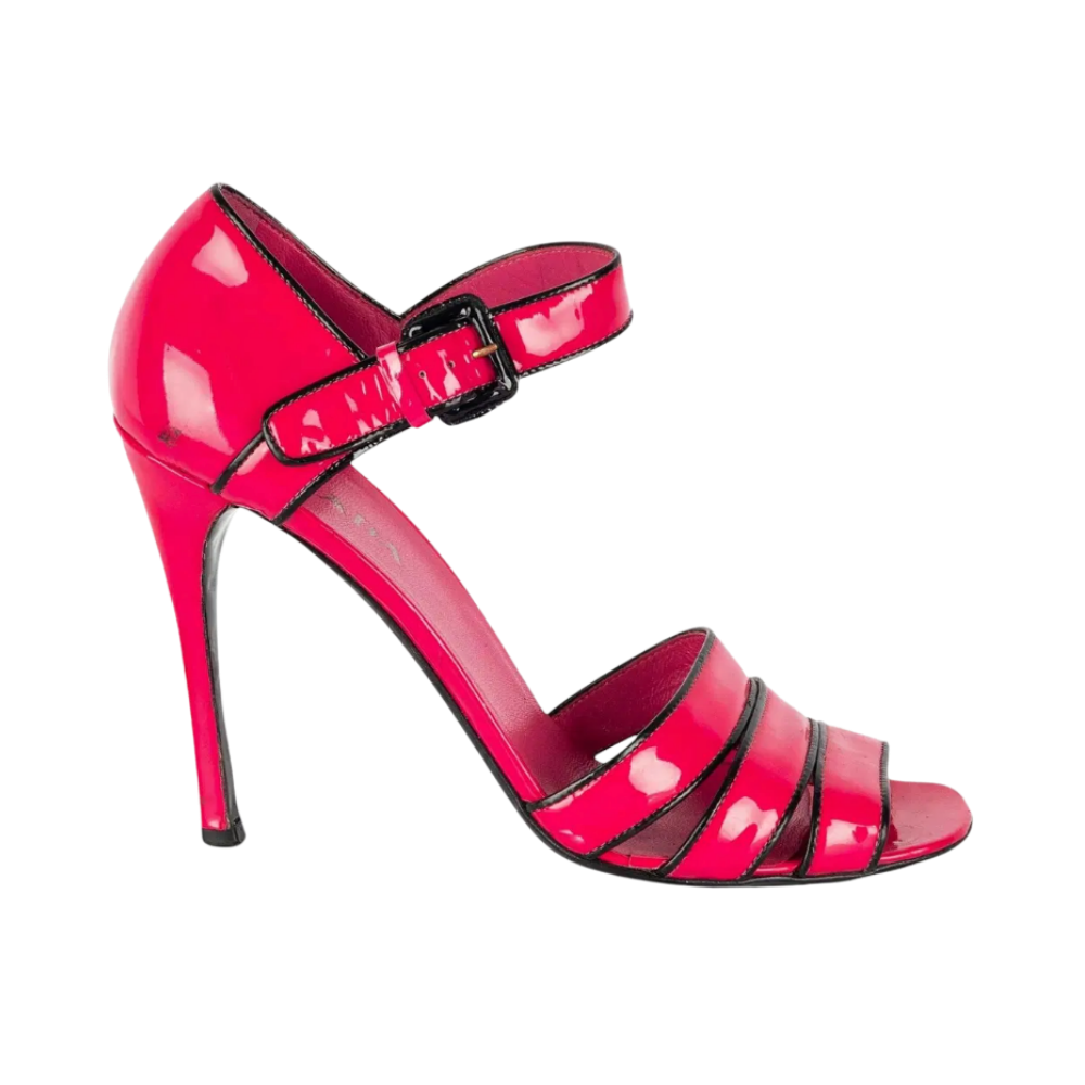 patent pink prada pumps