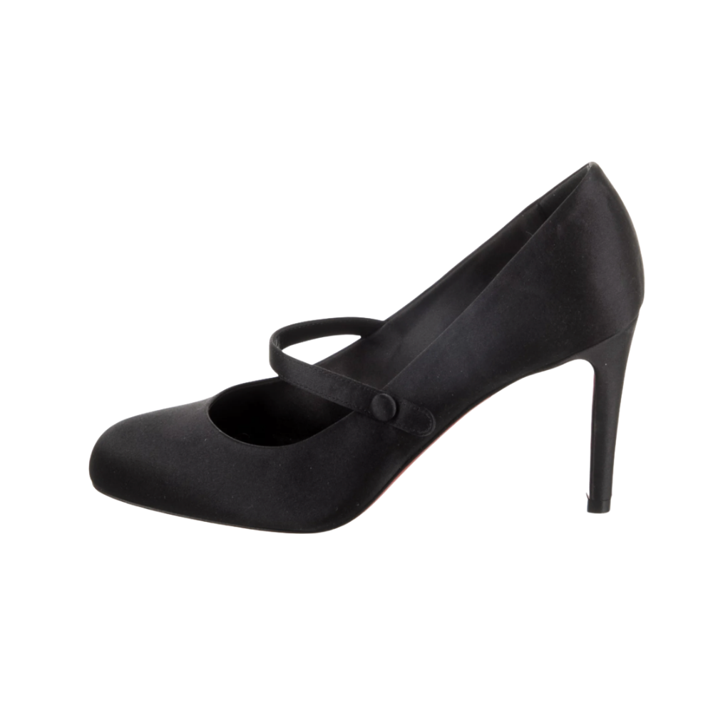 Louboutin satin Maryjanes