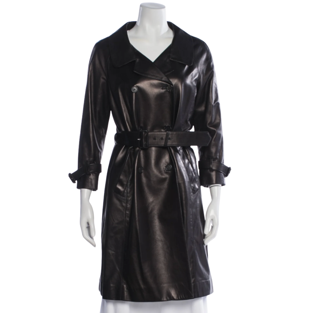 2007 Prada leather trench