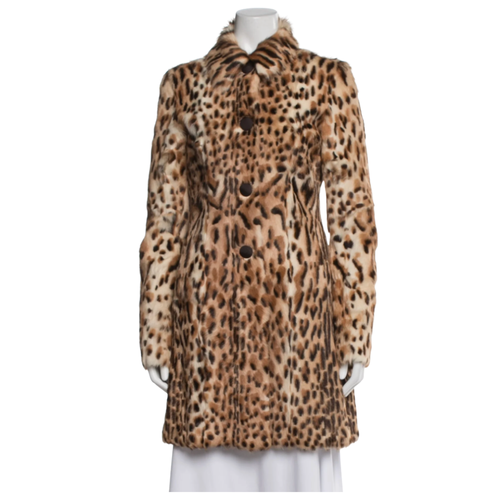 vintage miu miu animal coat