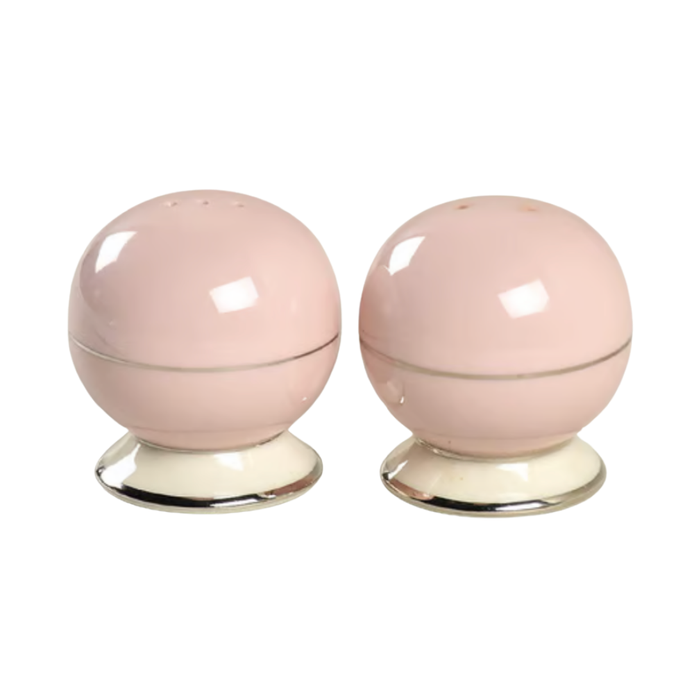 vtg petal pink salt&amp;pepper