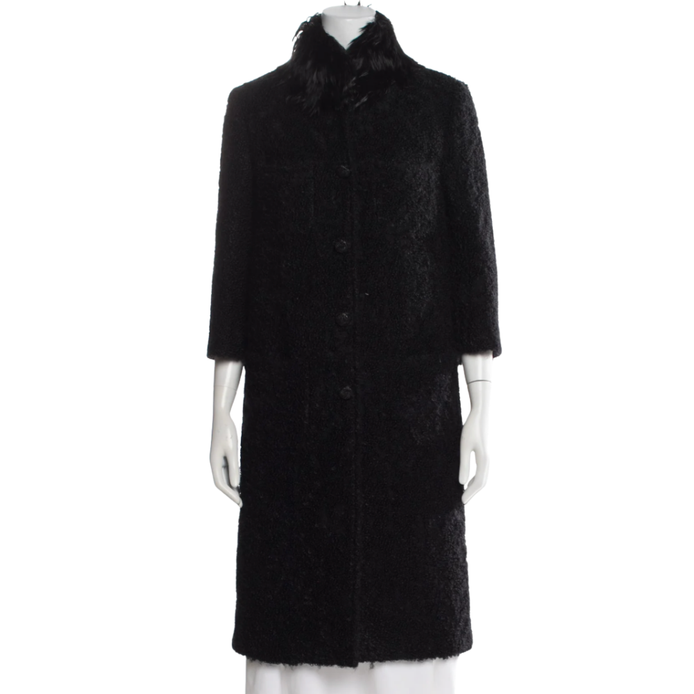 2000s Fendi mohair coat