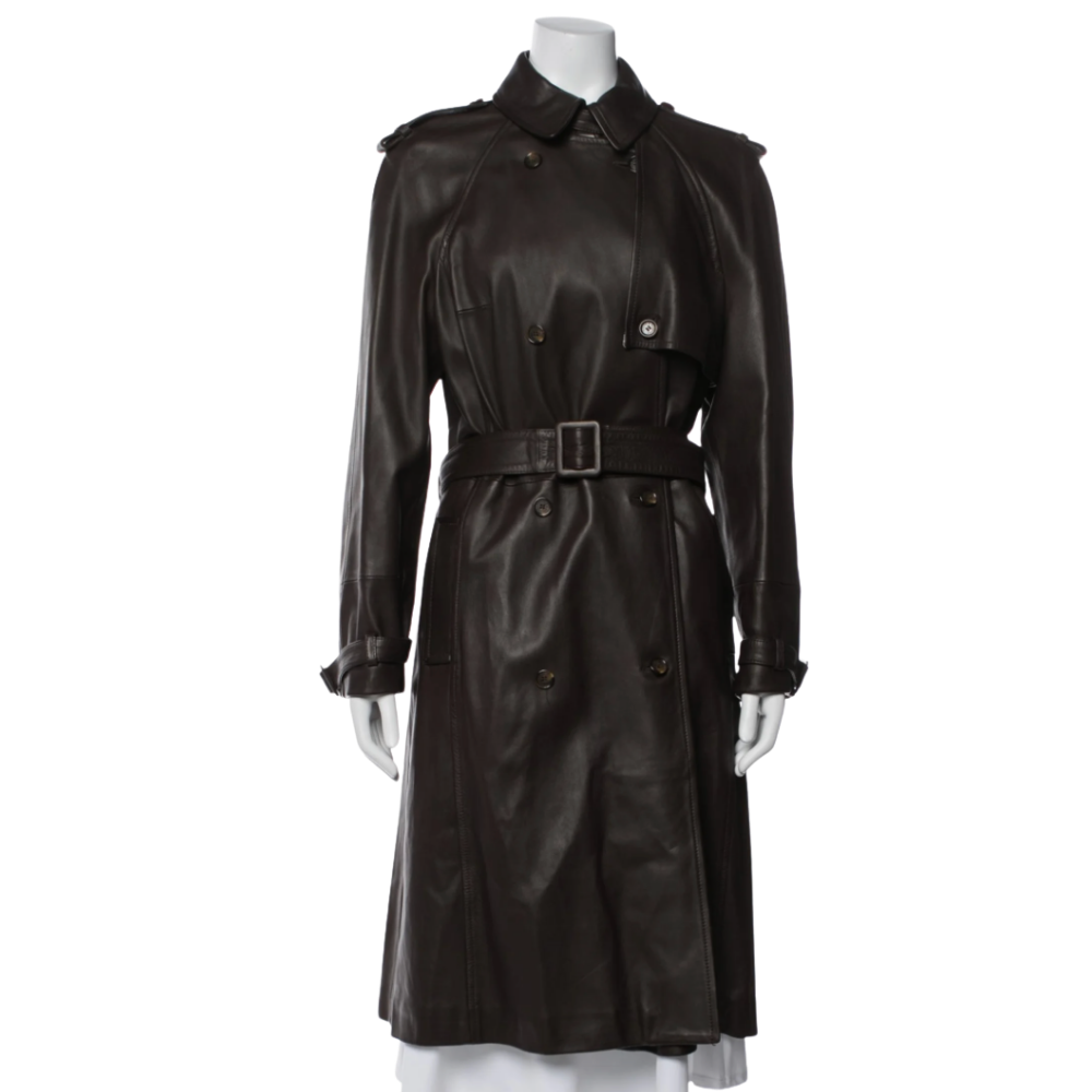 90s Dolce&amp;Gabbana leather trench