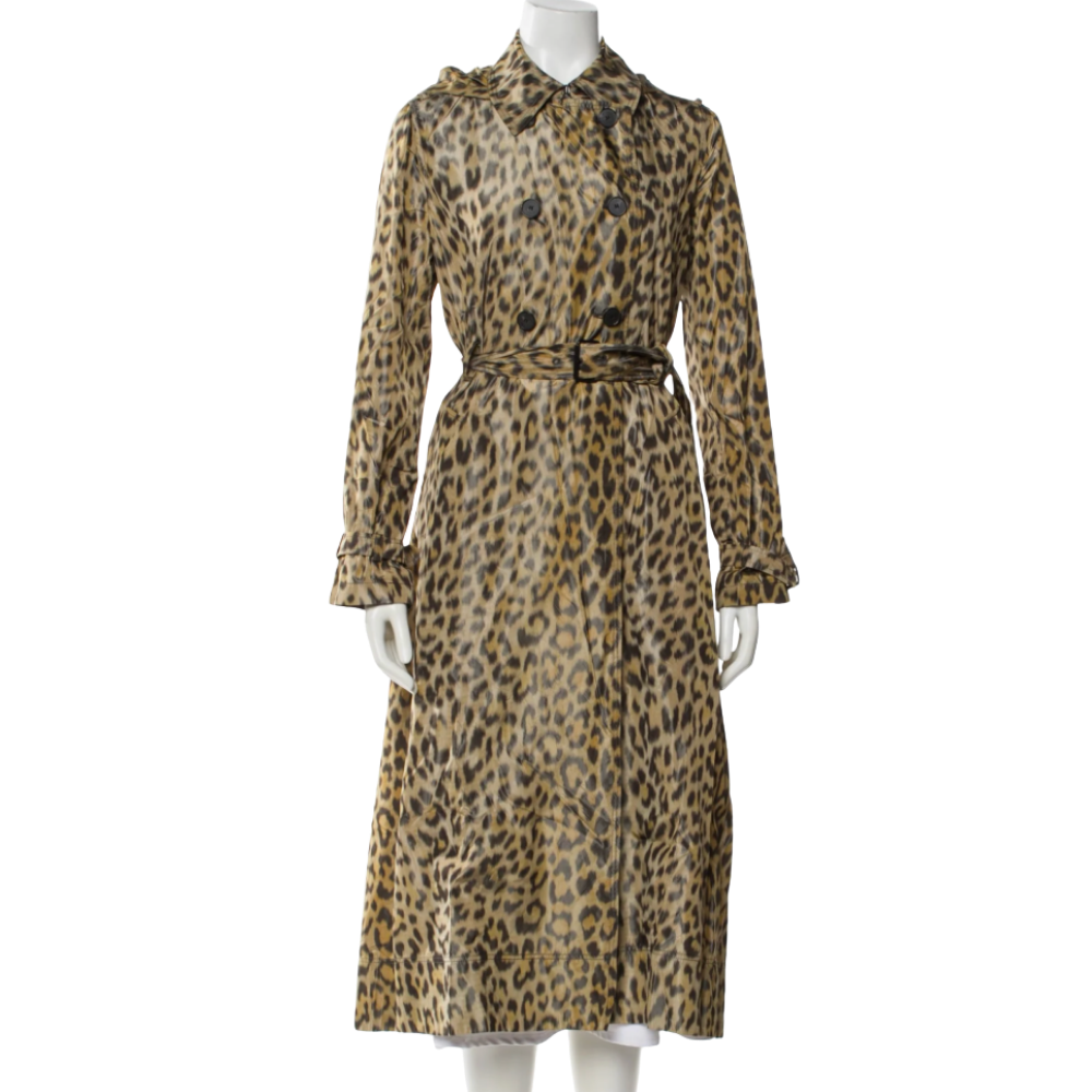 Dior animal print trench