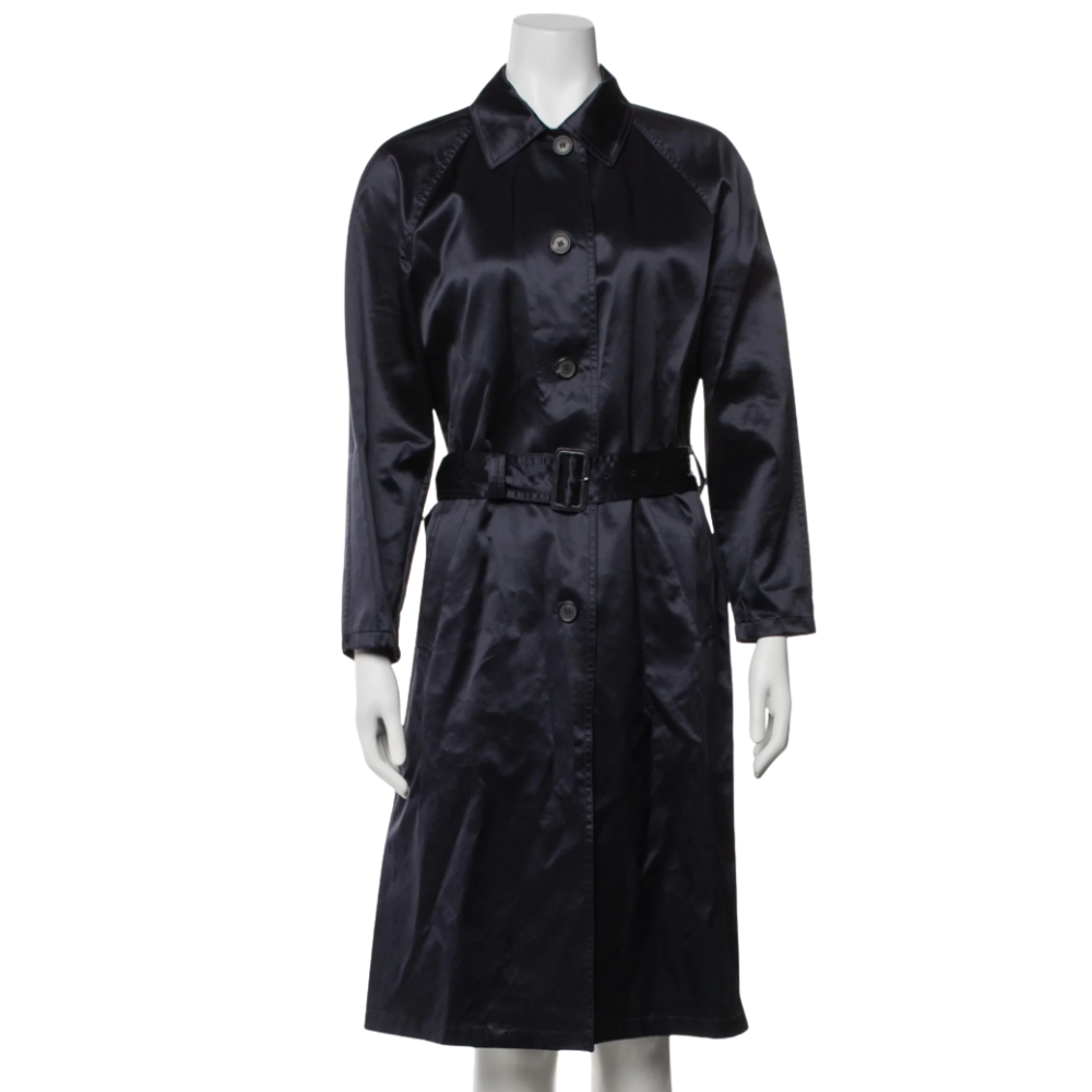 2000s Prada silk trench