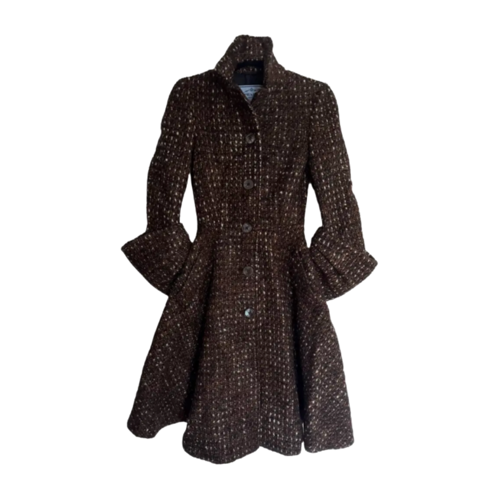 VTG Prada tweed coat