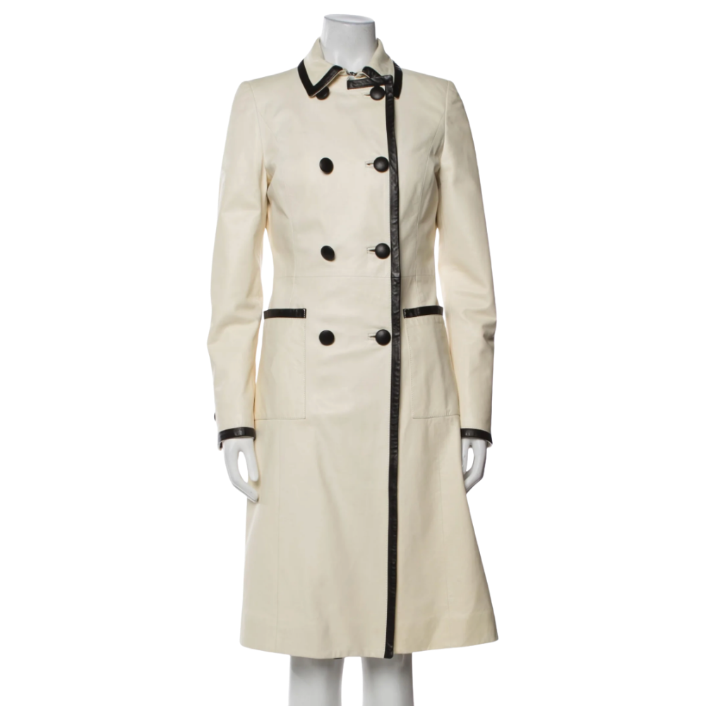 vintage Valentino lambskin trench