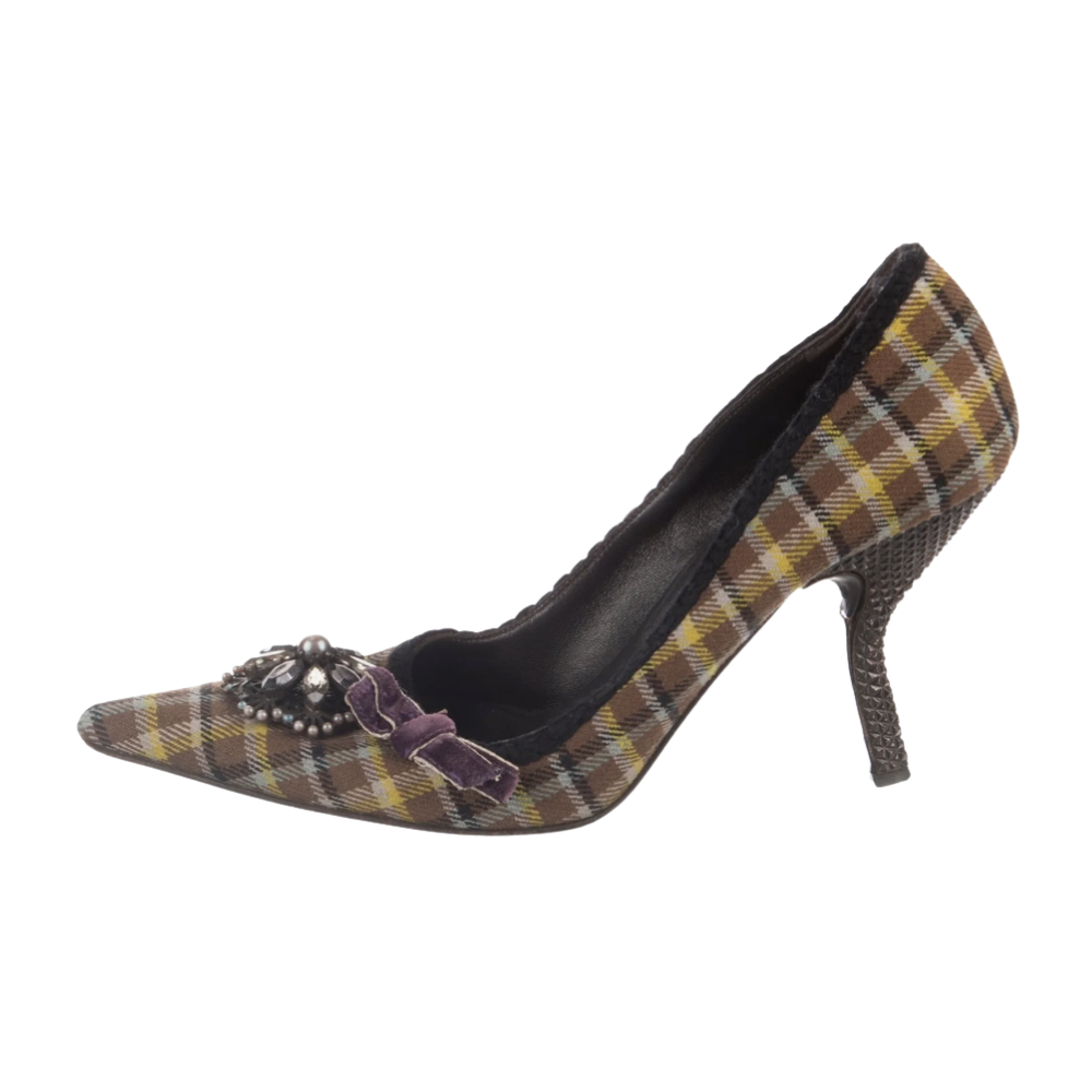 vintage Prada paid pumps