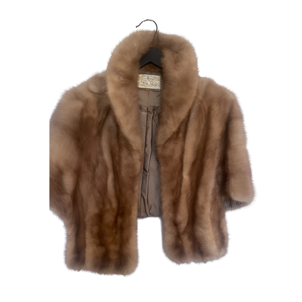 vintage mink stole wrap