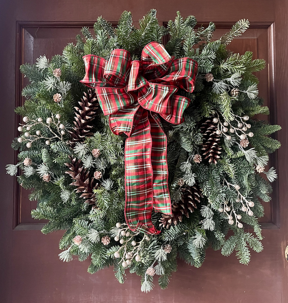 Bling & Plaid Wreath