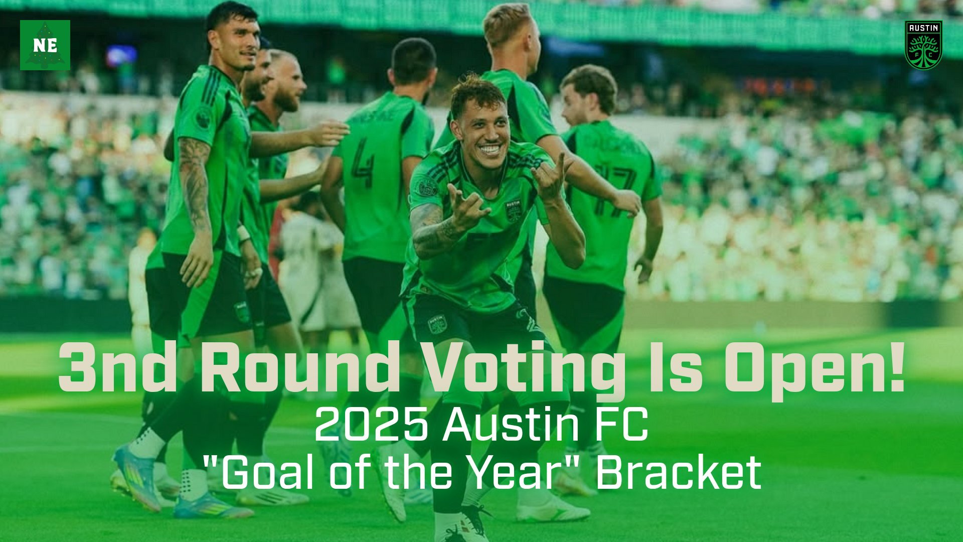 2025 Austin FC “Goal of the Year” Bracket - Quarterfinal Round