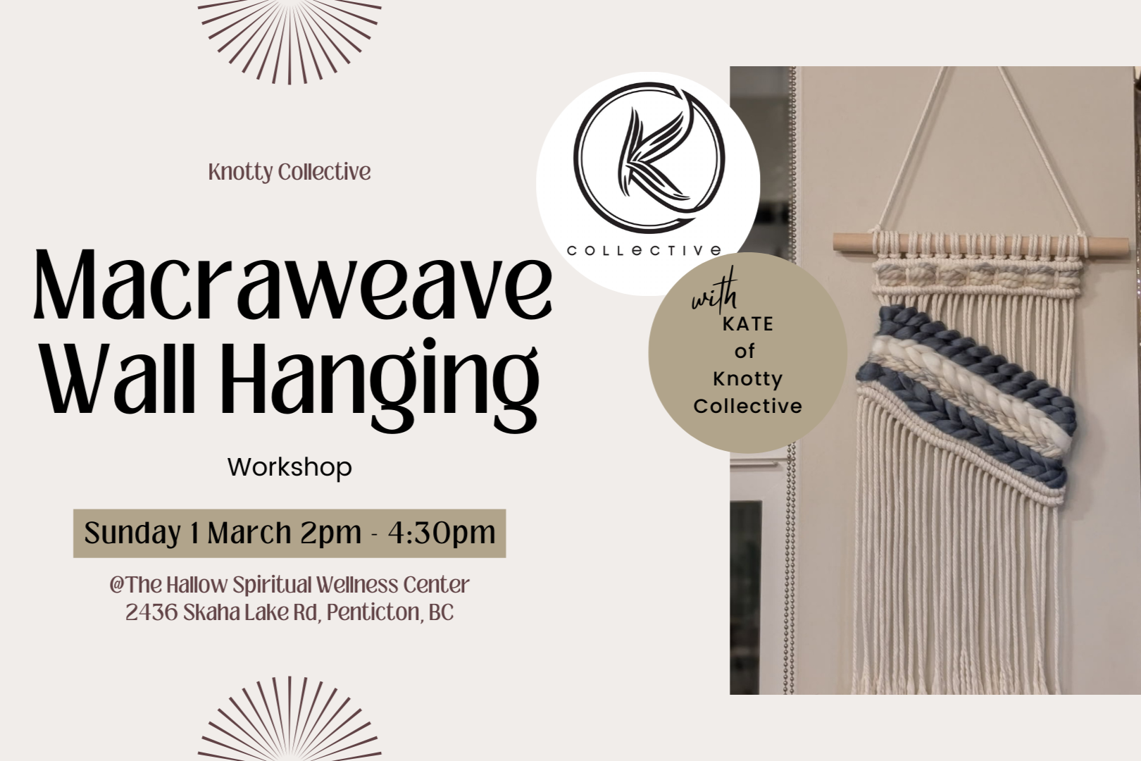 Macraweave Wall Hanging Workshop 