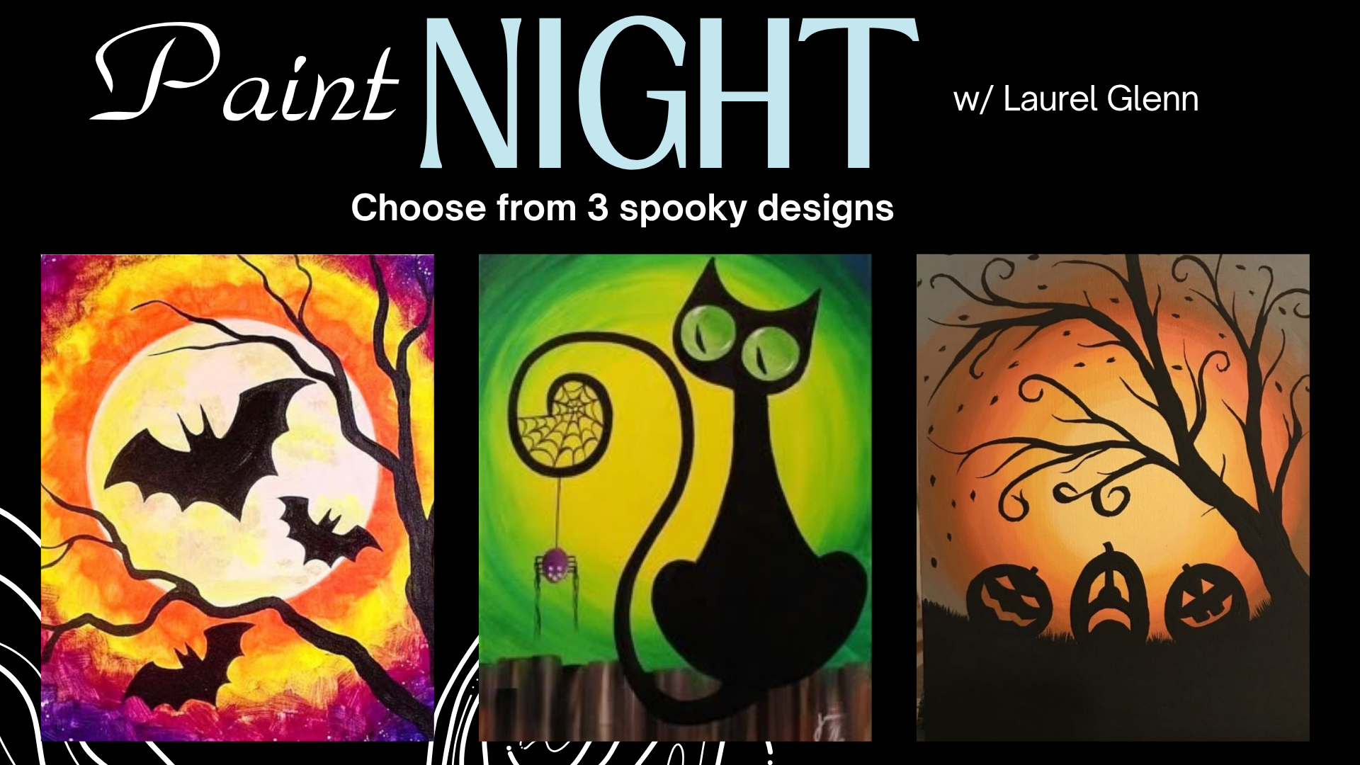 Intuition in Colour: Spooky Paint Night 