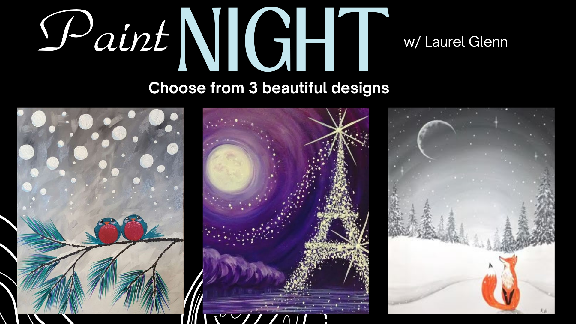 Intuition in Colour: Wintery Paint Night 