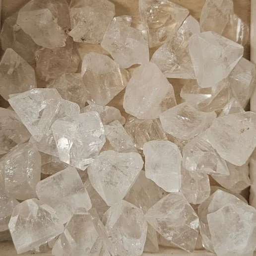 Apophyllite crystal cluster with clear, reflective points, displaying its bright, uplifting structure and natural sparkle.