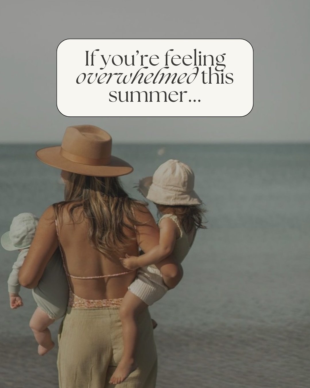If you&rsquo;re feeling overwhelmed this summer with the kiddos home, you&rsquo;re not alone 🤍 Balancing it all isn&rsquo;t easy&mdash;especially during summer break. Be gentle with yourself, take breaks when you can, and remember: you&rsquo;re doin