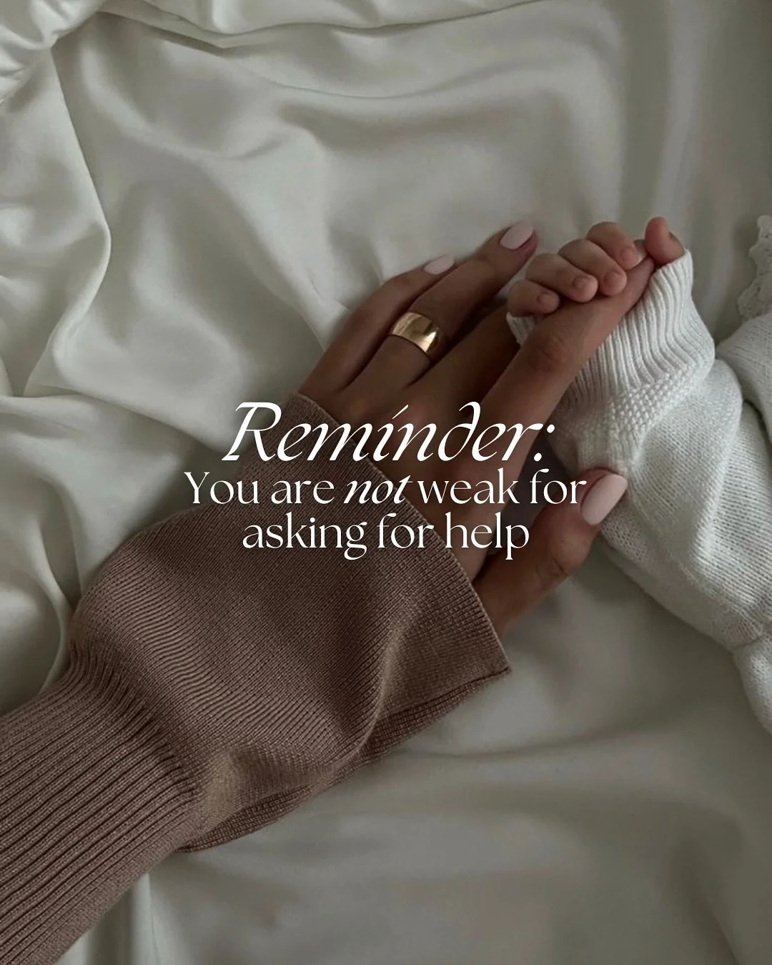 Motherhood is challenging, and needing support doesn&rsquo;t mean you&rsquo;re failing. Therapy, leaning on loved ones, or simply speaking up are all acts of strength. Every mom deserves to feel seen, heard, and supported &mdash; and reaching out is 