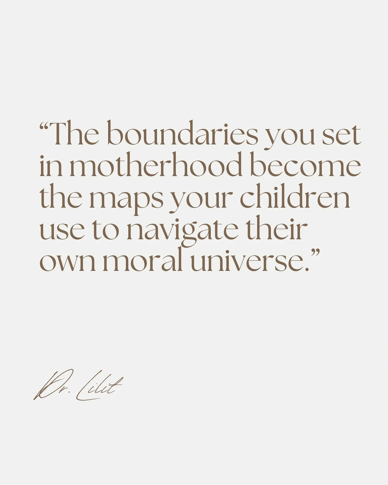 Boundaries aren&rsquo;t walls &mdash; they&rsquo;re lessons in love, safety, and self-respect. When we model healthy limits, our children learn where kindness, respect, and self-worth begin.

#momlife #momstress #selfcarewithdrlilit #parentinghacks #