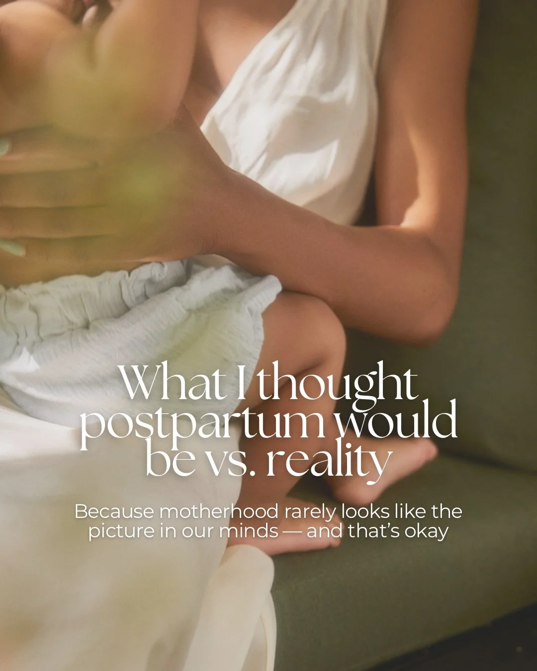 We go into postpartum with so many expectations &mdash; but the truth is, no amount of preparation can capture the full reality of those early days.

 It&rsquo;s messy, emotional, and often nothing like what we imagined.

And still&hellip; it&rsquo;s