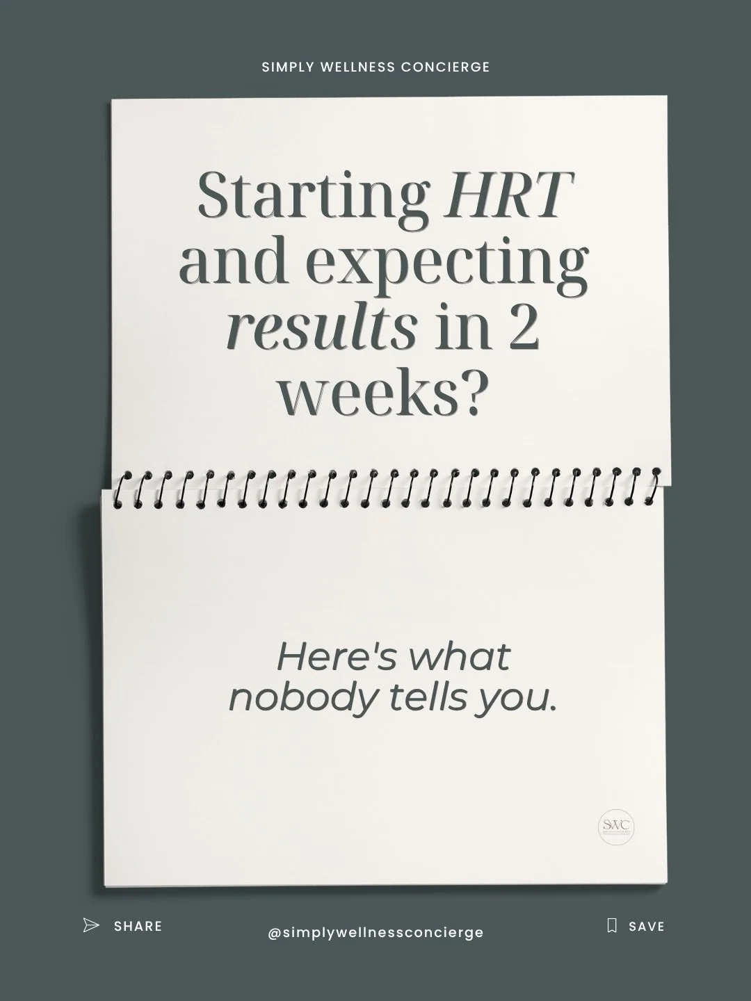 Starting HRT and expecting results in 2 weeks? We get it.

When you&rsquo;ve been feeling exhausted, emotional, waking up in the middle of the night, struggling with brain fog, low energy, or just feeling completely unlike yourself, you want to feel 