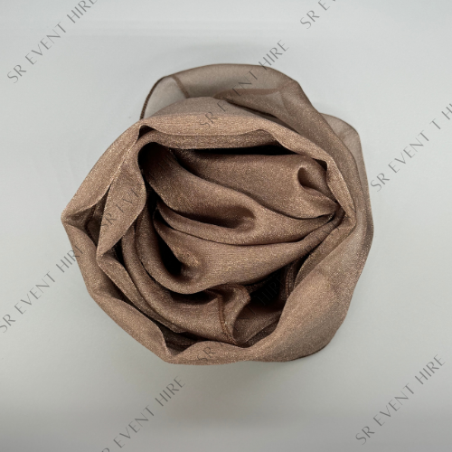 Metallic Bronze Organza Sash