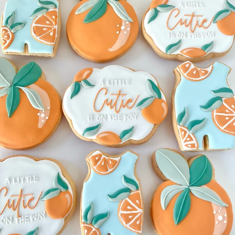 Baby shower cookies by Sugar Mamas