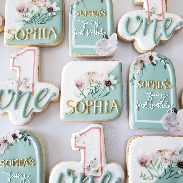Birthday cookies by Sugar Mamas