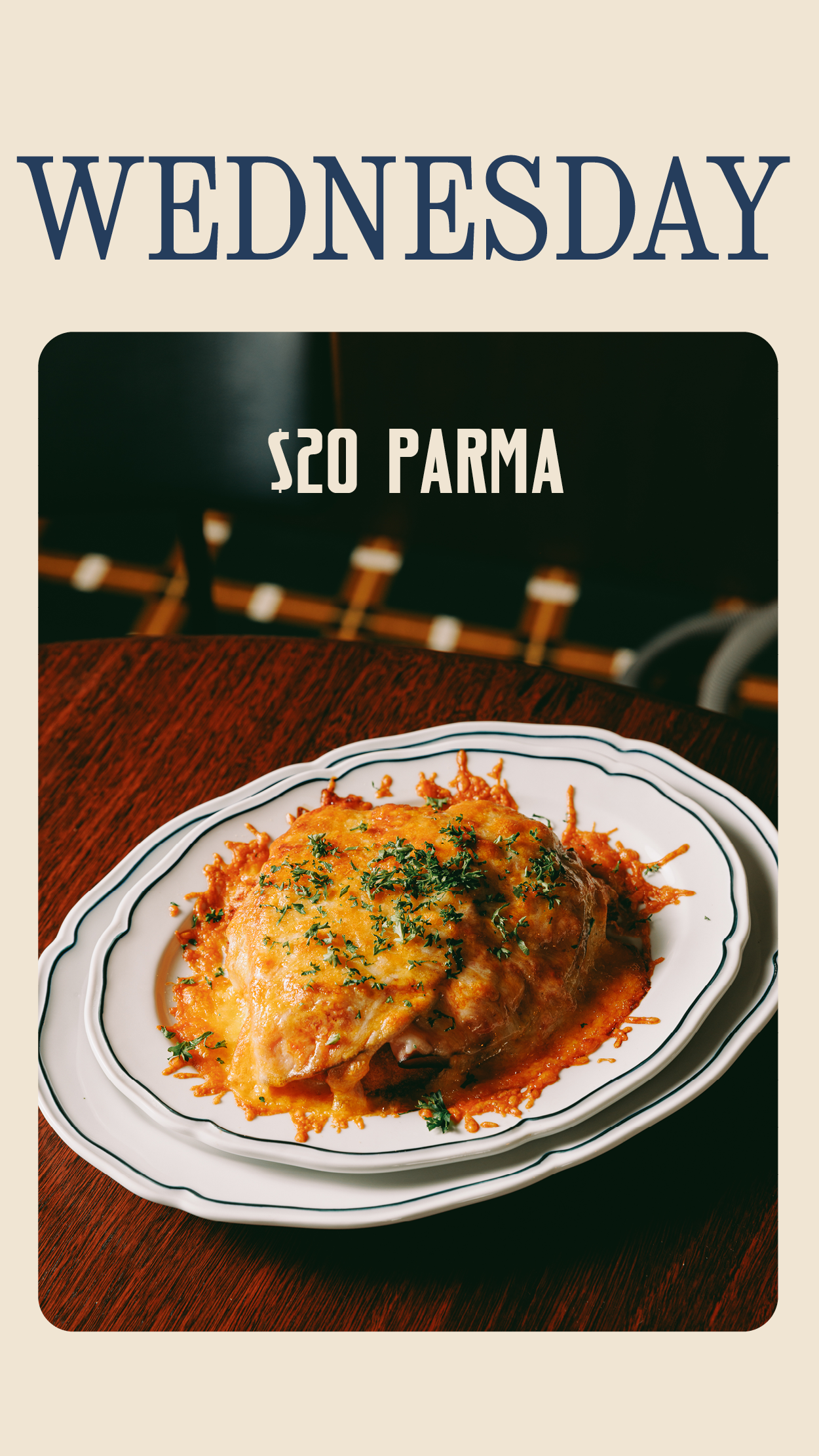 Springrock Wednesday - $20 Parma
