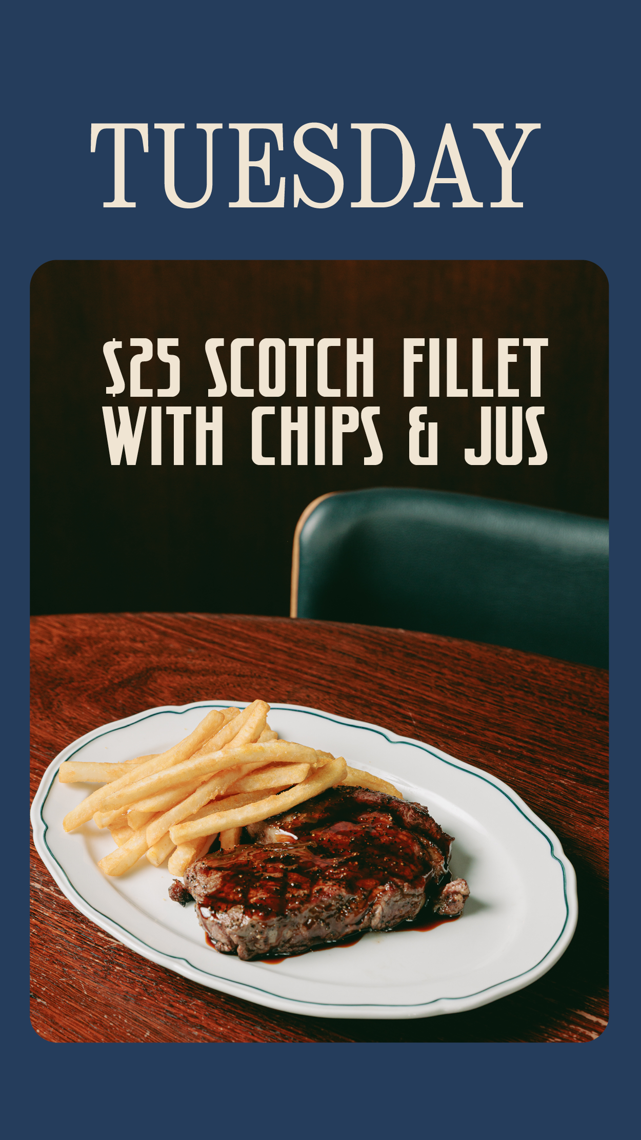 Springrock Tuesday - $25 steak night