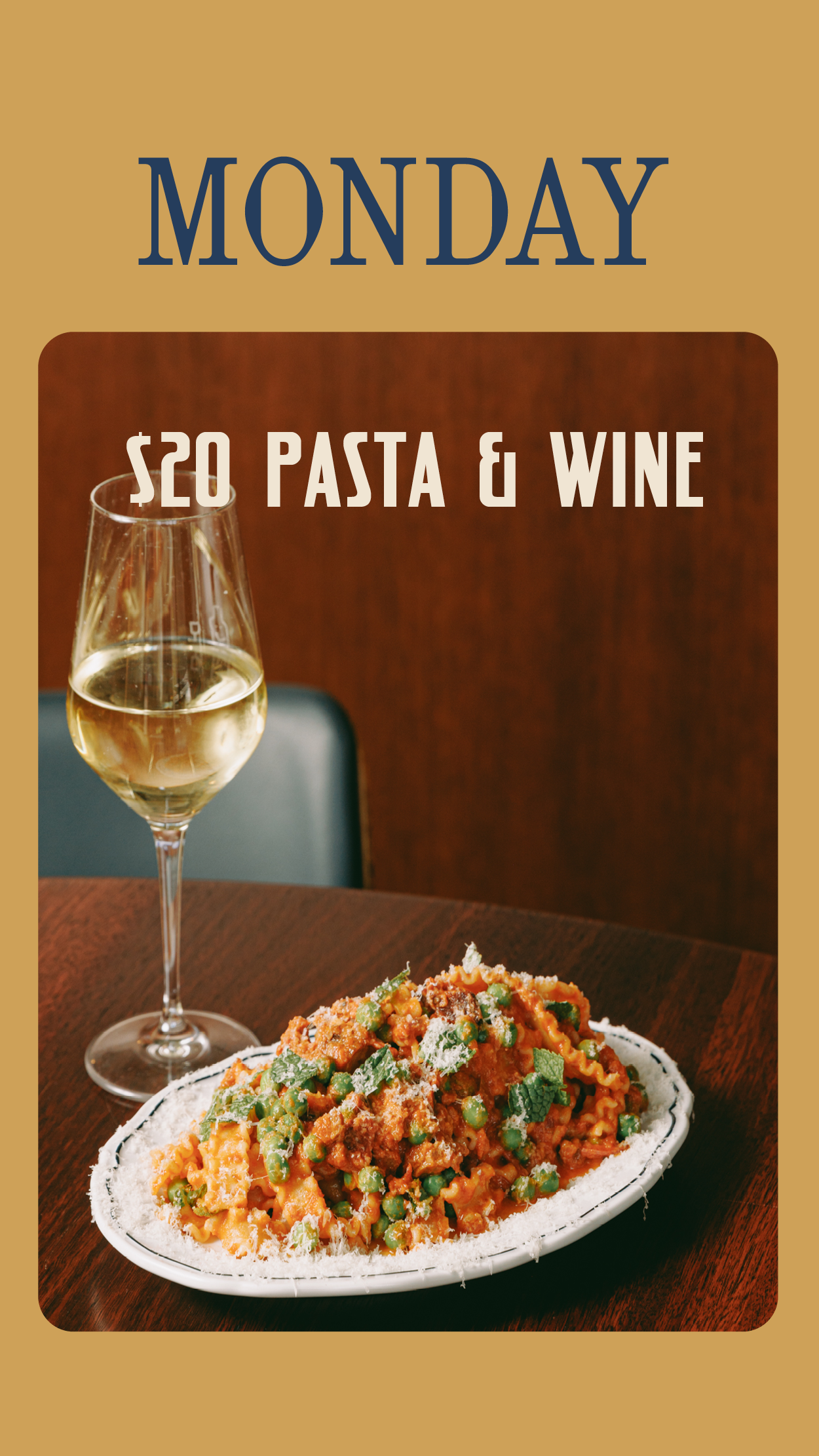 $20 Pasta & Wine