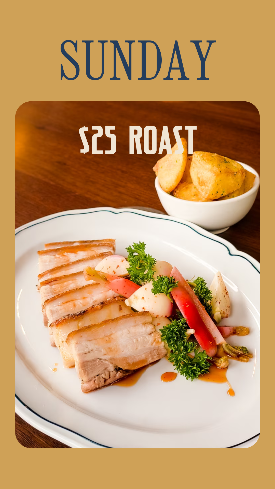 Springrock Sunday: $25 Sunday Roast