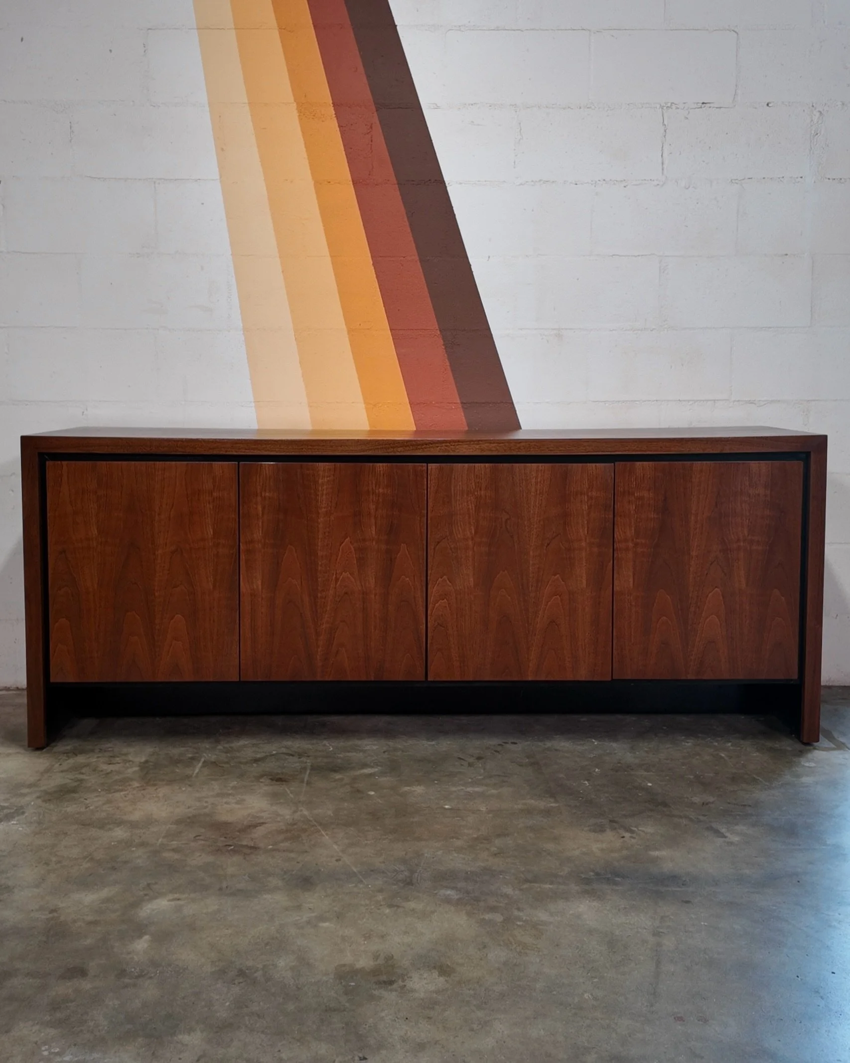 Dillingham Walnut Credenza [$1395]
.
Dimensions: 74&rdquo;W x 30&rdquo;H x 19&rdquo;D