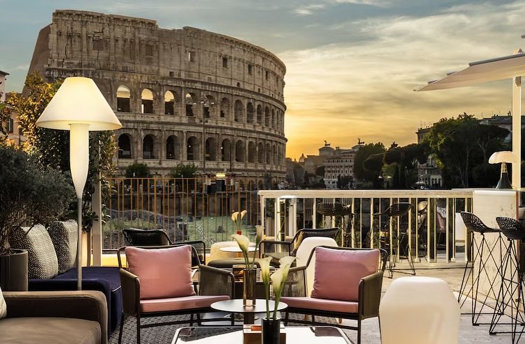 Just Booked: Palazzo Manfredi in Rome, Italy. 

This stunning hotel offers an unforgettable stay with one of the most iconic views in the world&mdash;the Colosseum right outside your window. Housed in a 17th-century palazzo, it combines historic eleg
