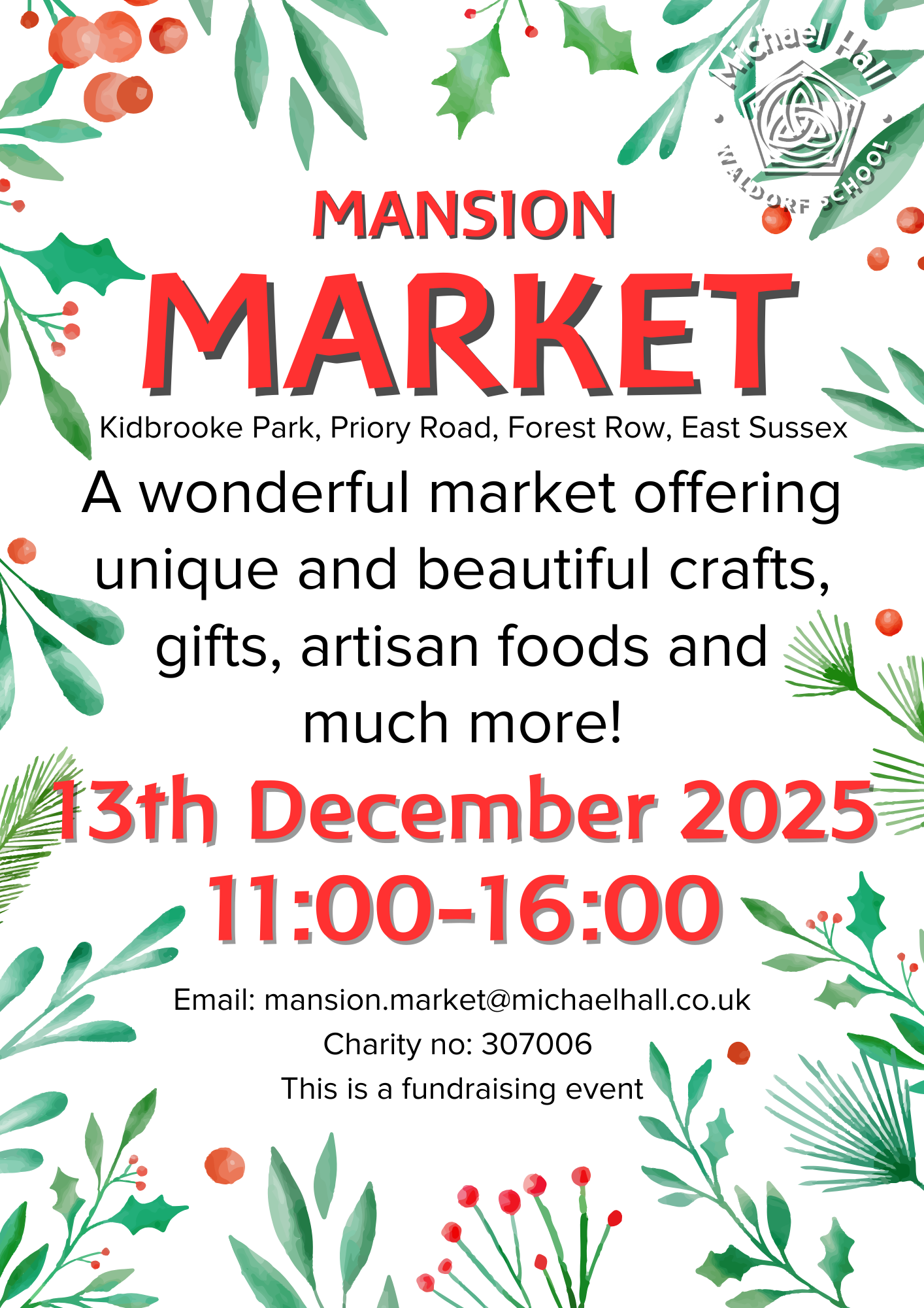 Mansion Market - Michael Hall School