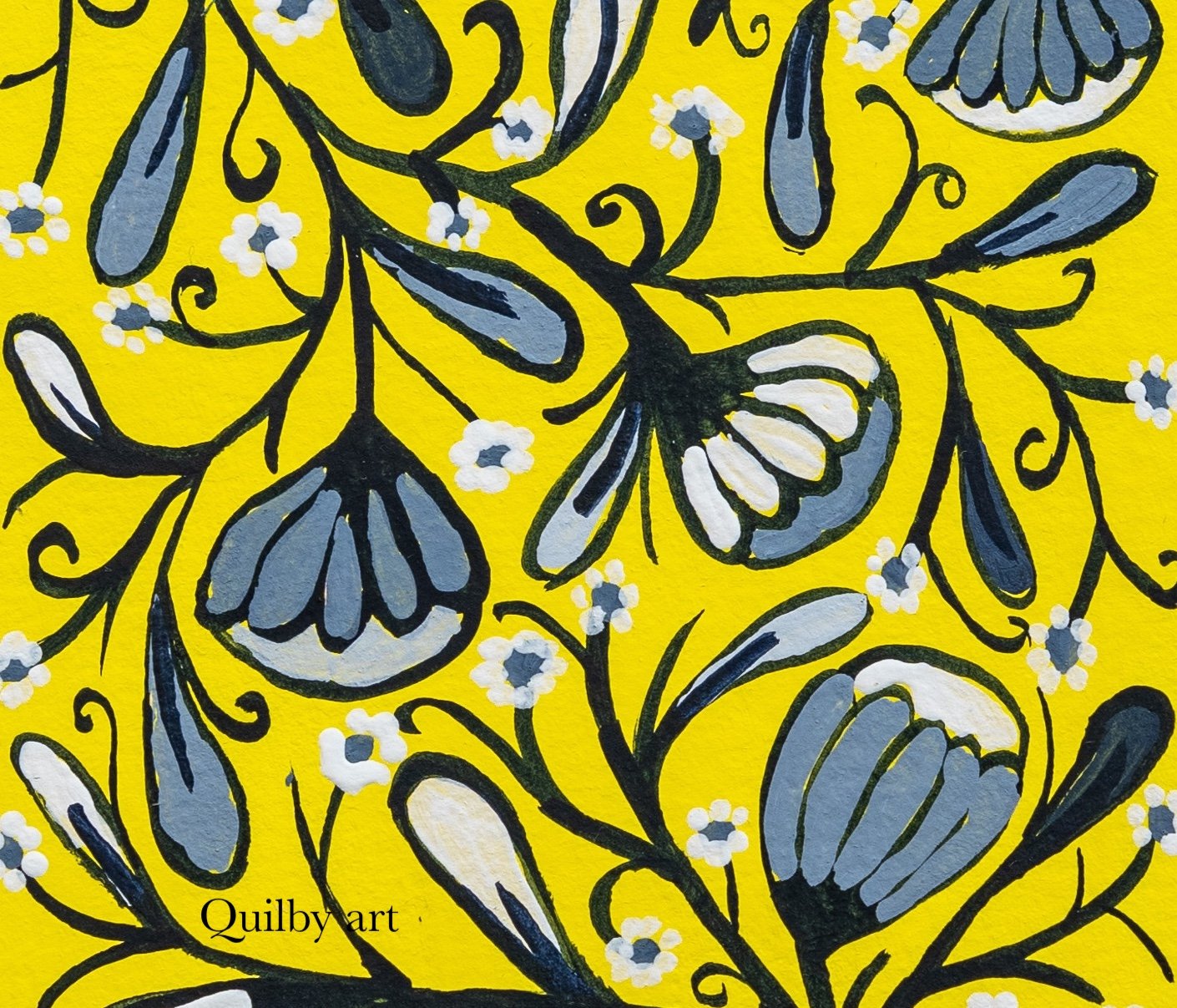 Flower Pattern.Yellow. Detail.jpg