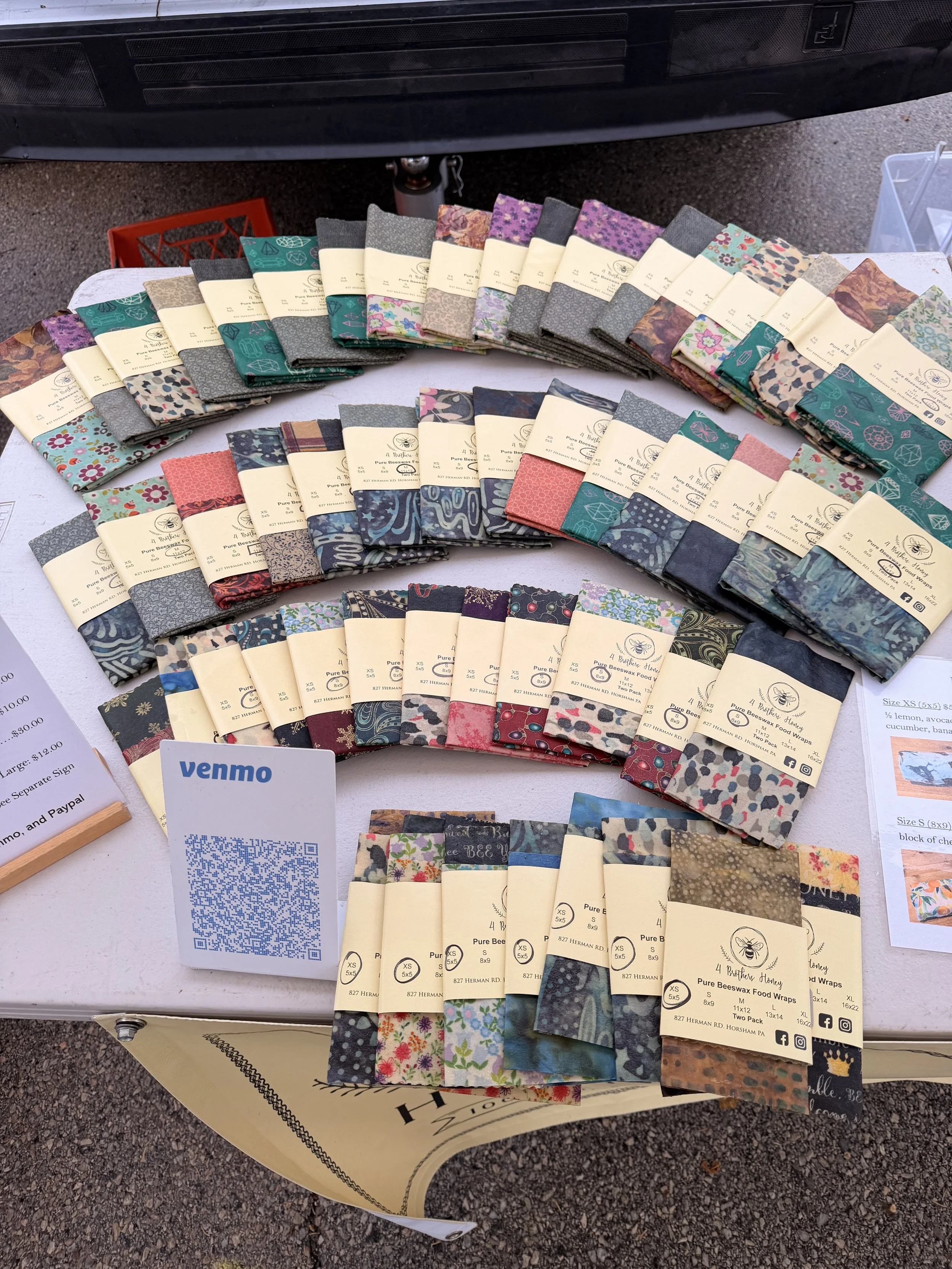 Reusable Beeswax Food Wraps