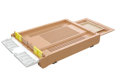 10 Frame Screen Bottom Board w/ Tray & Pollen Trap