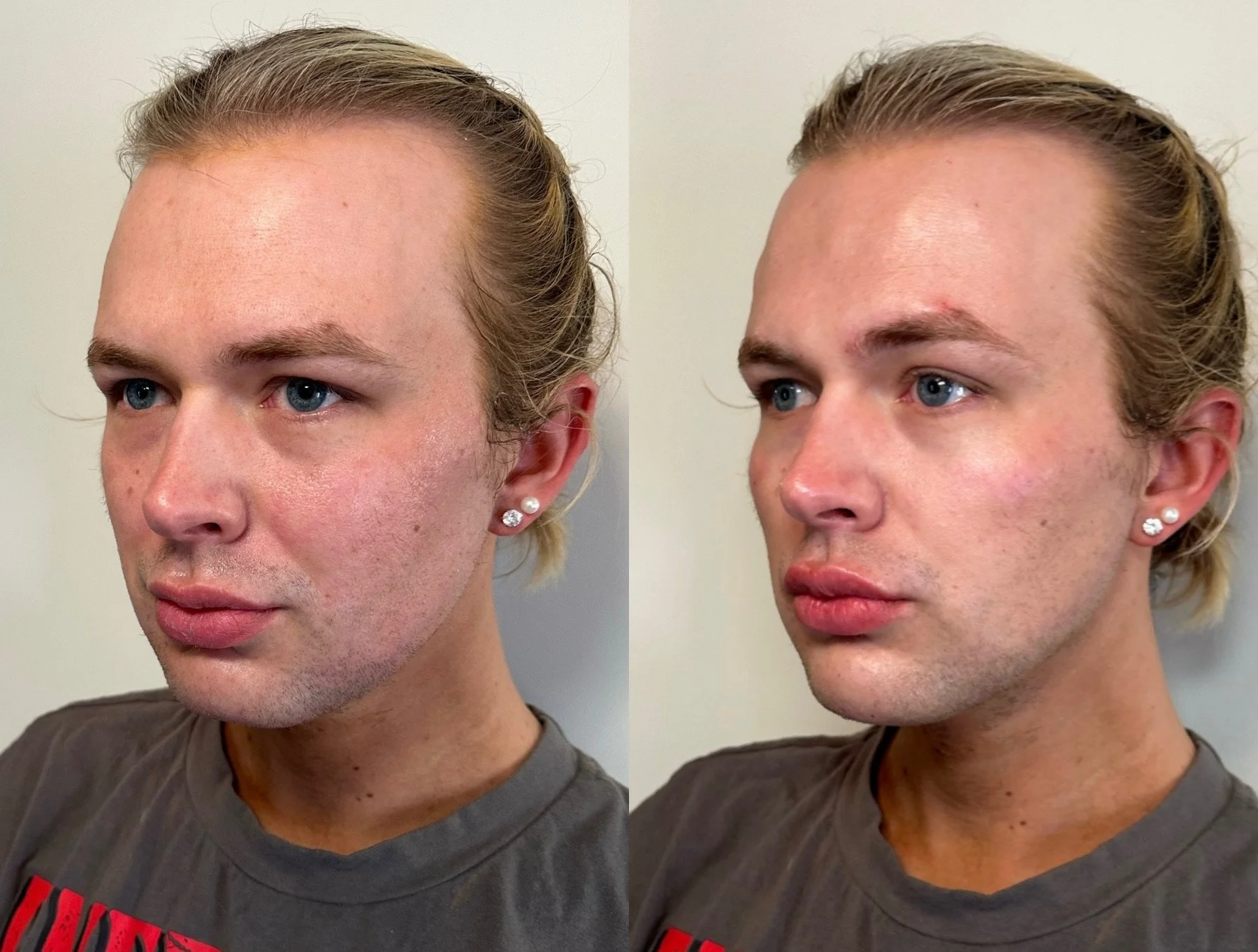 male full face balancing