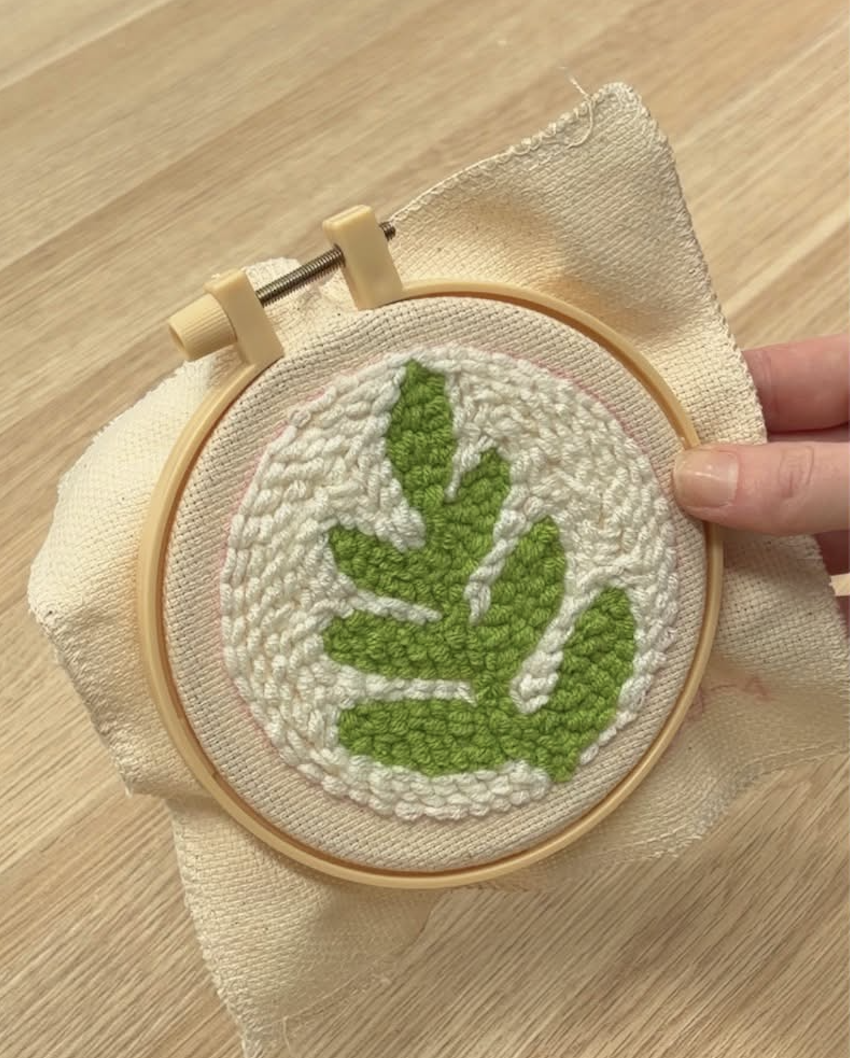 September Box - Punch Needle Coaster