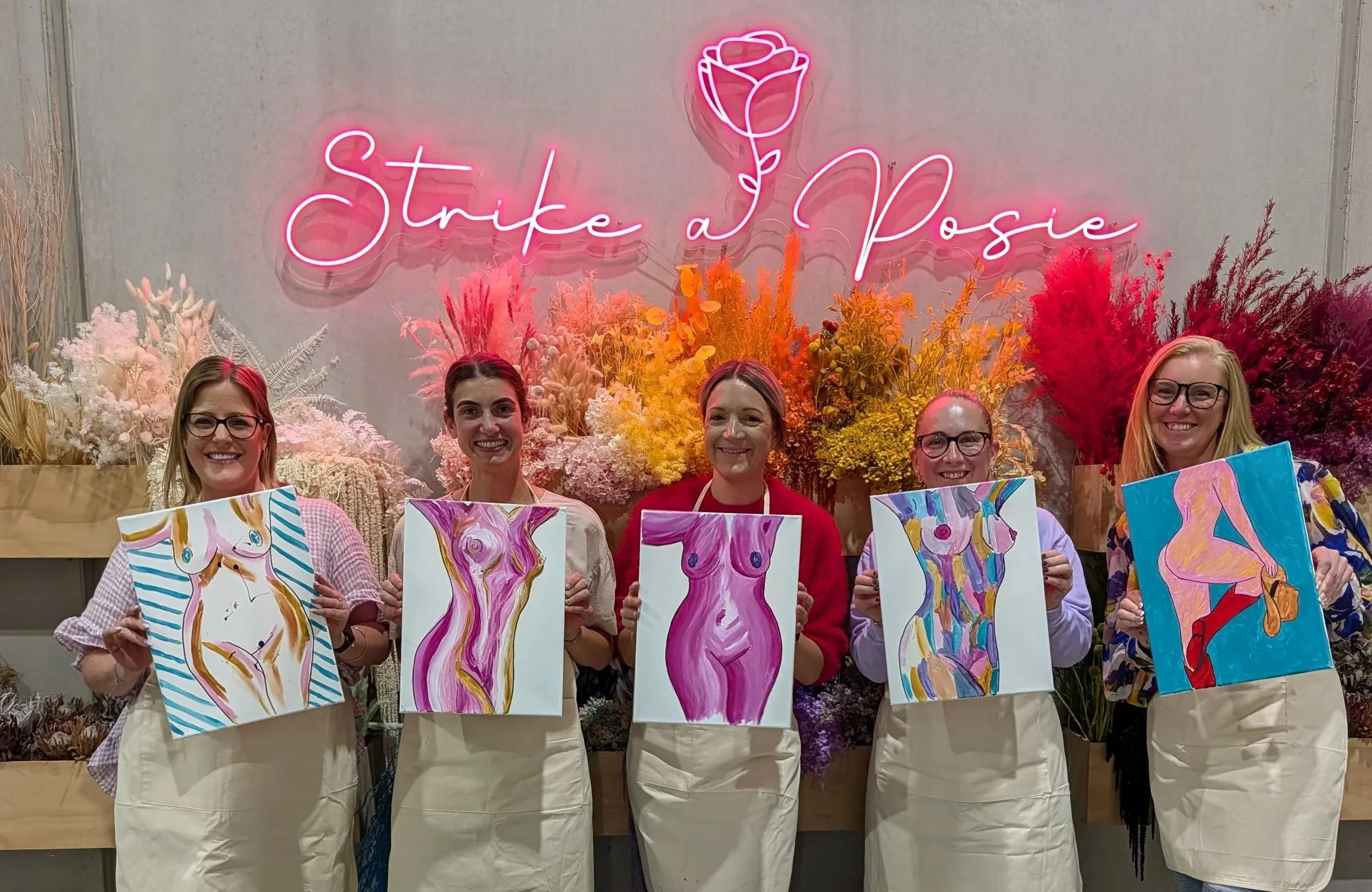 Paint and sip workshop Melbourne
