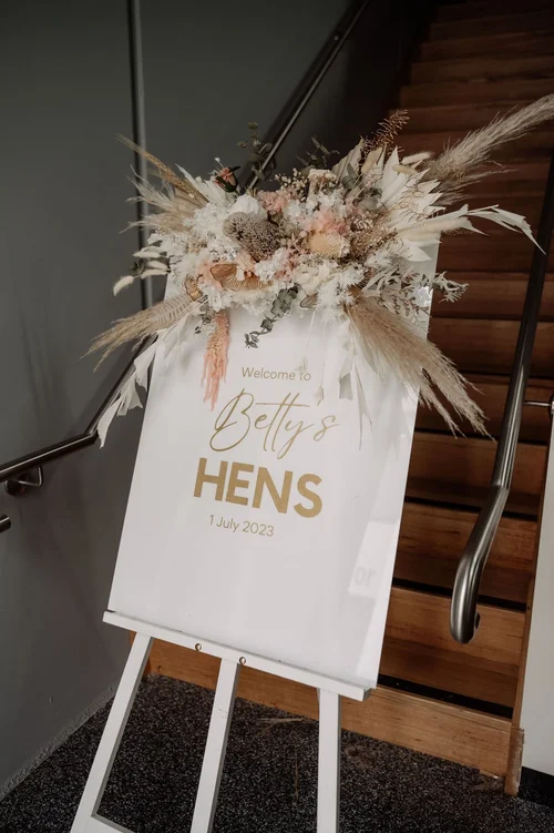 Personalised welcome sign