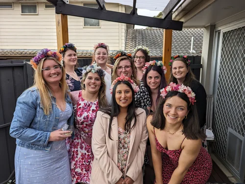 Flower crown making workshop