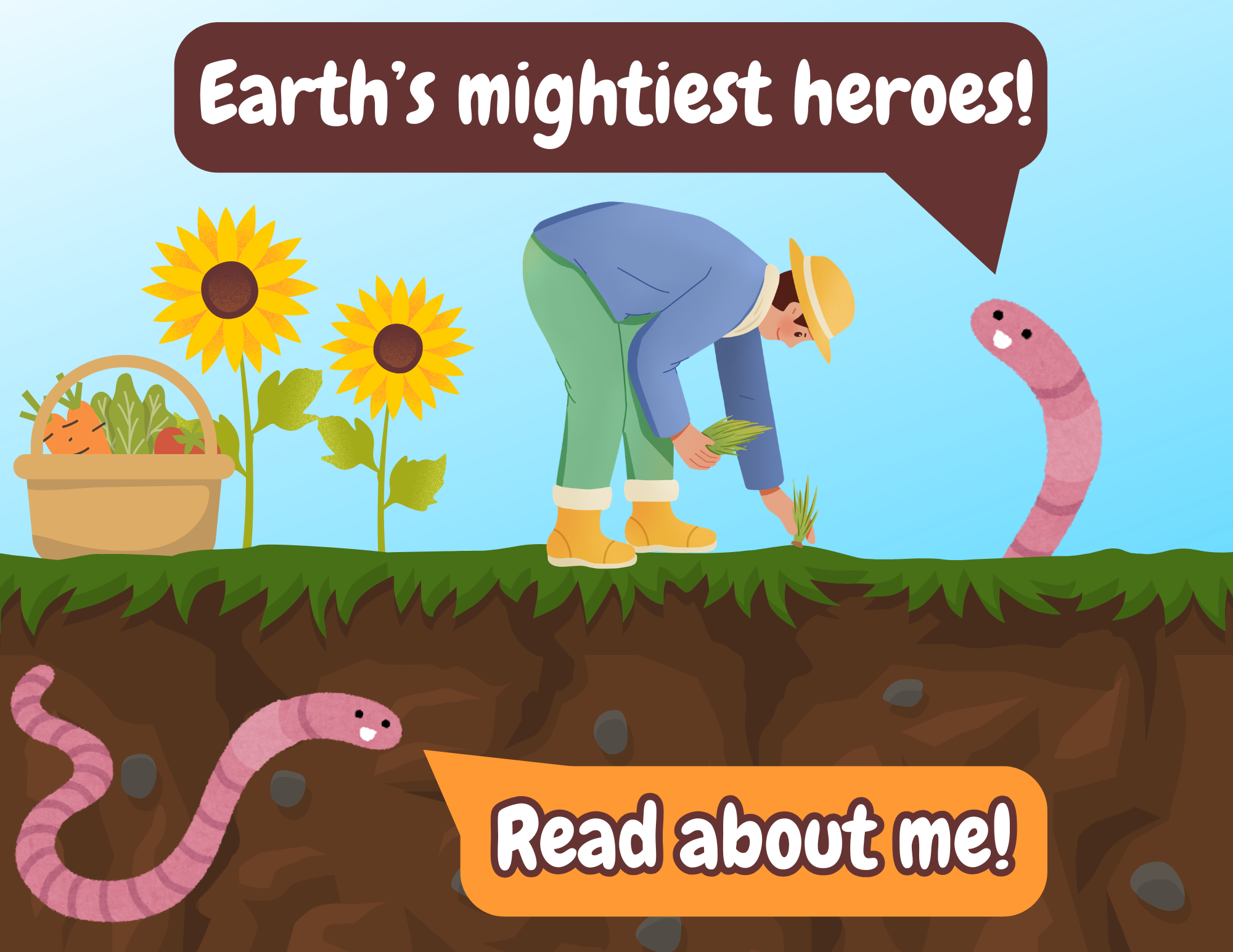 Earth’s mightiest heroes: How worms help us and why we should help them