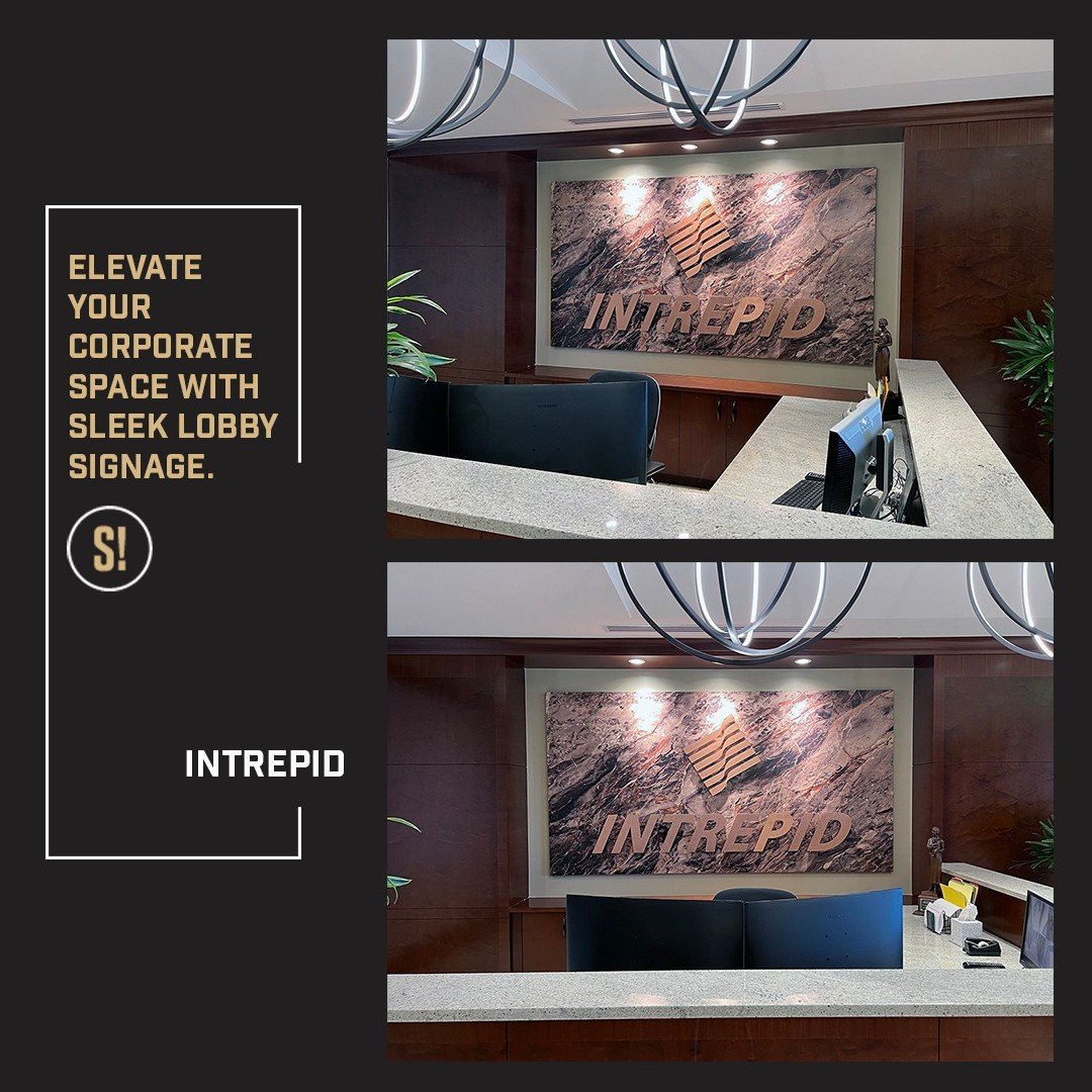 This strategic installation not only elevates Intrepid's professional look but also reinforces the brand's commitment to sophistication and innovation. Make a statement with our custom lobby signage! 👀

#Soapoint #BrandingAgency #PrintAgency #Brandi