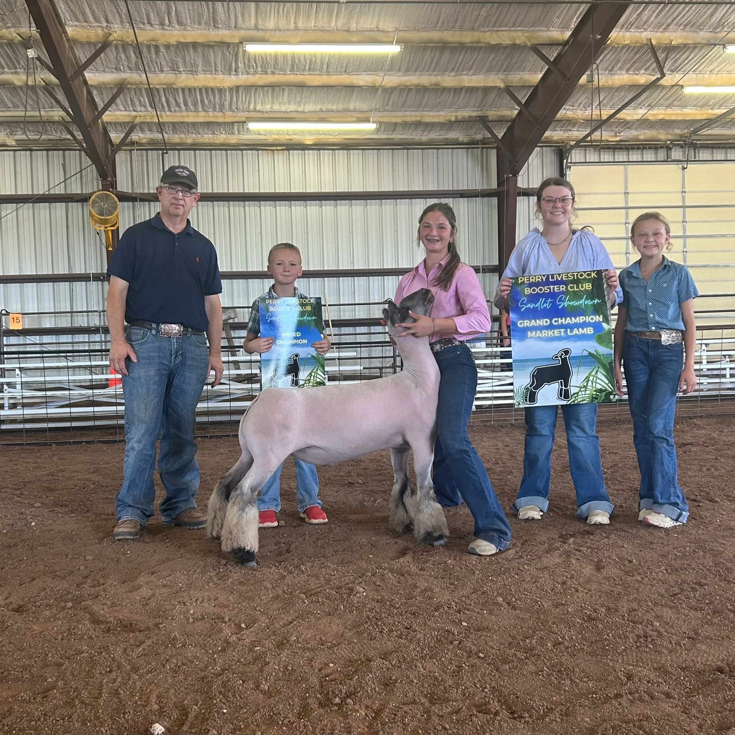 Grand Champion Market Lamb - Sandlot Showdown - Emerson Belt