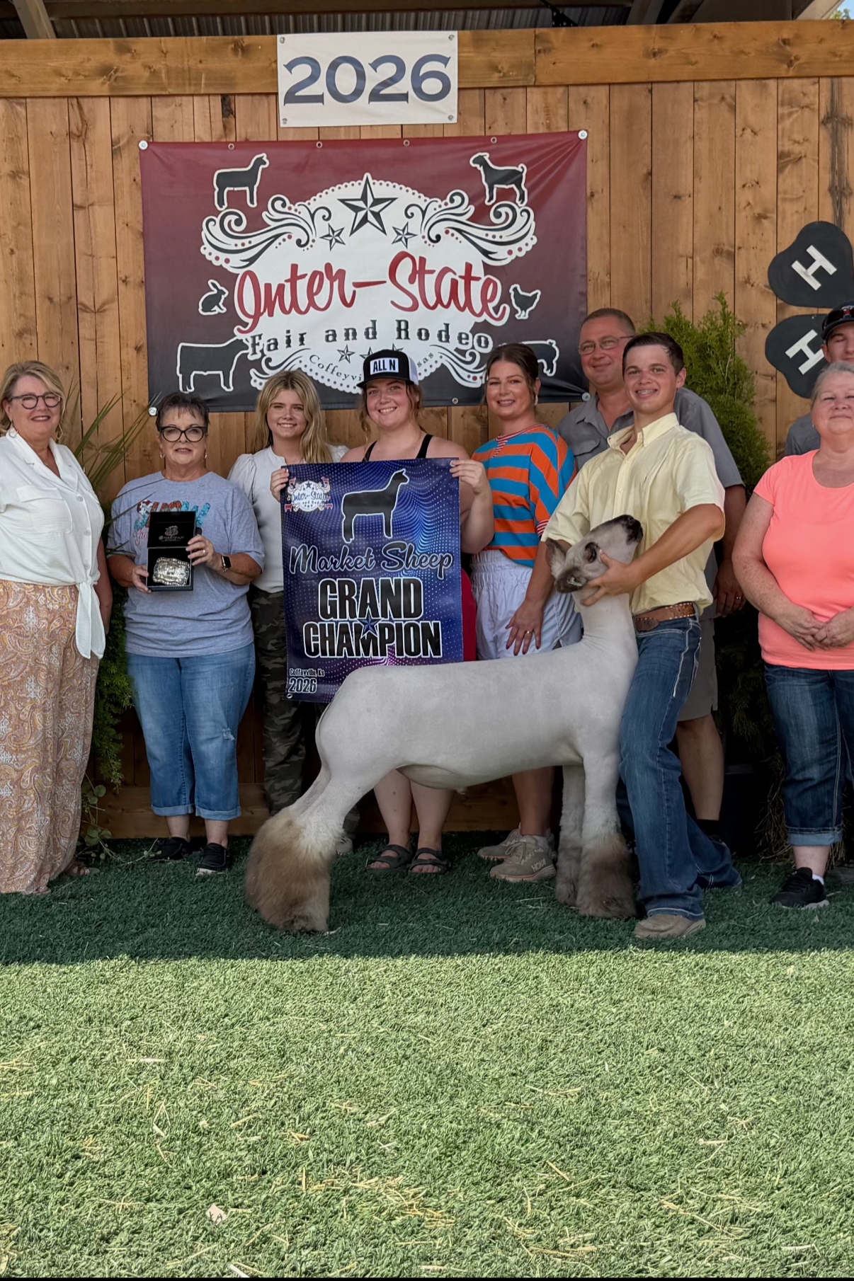 Grand Champion Market Lamb - Inter-State Fair - Joel LeLaCheur