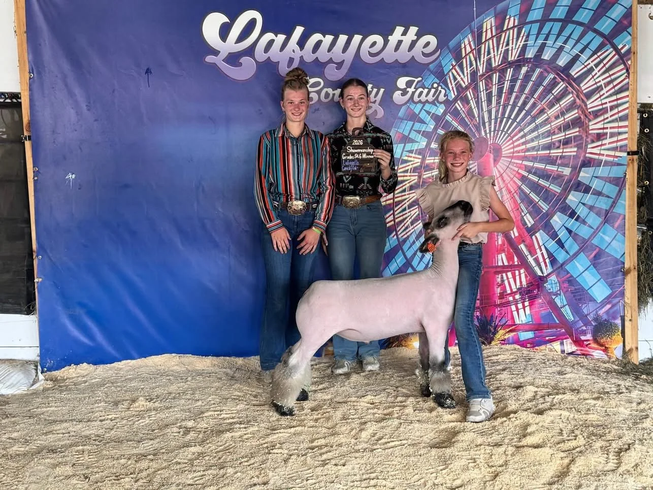 Grand Champion Market Lamb - Lafayette County, WI - Kinley Norgard.